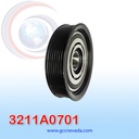 POLEA P/CLUTCH JEEP GRAND CHEROKEE AÑO 98/03 10PA17C 7PK CON ROLINERA NEVADA ASIA                                       