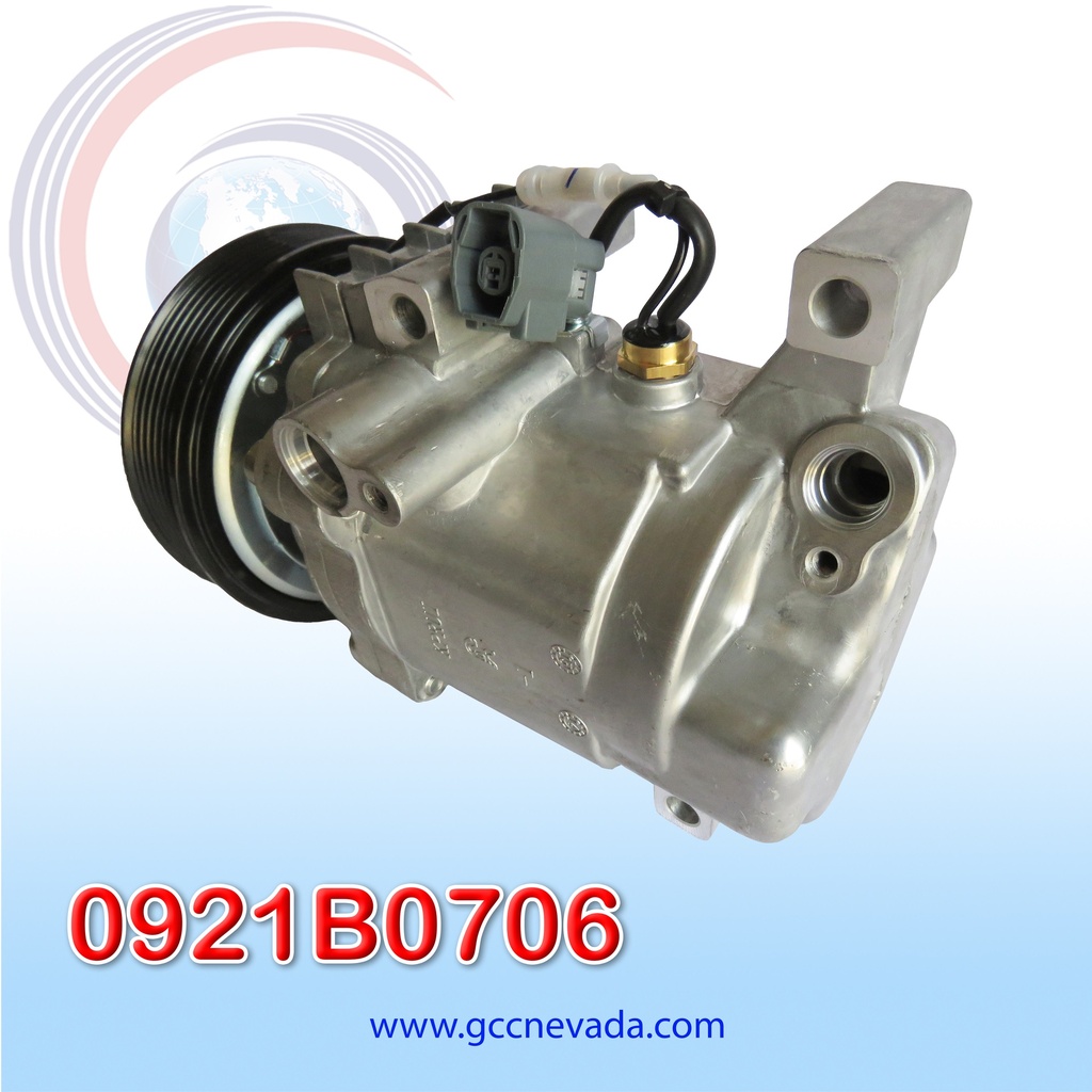 COMPRESOR MAZDA 3 AÑO 07/09 / MAZDA 6 06/07 2.3L 6PK 12V H12A1AF4DW V/ROTARY NEVADA ASIA