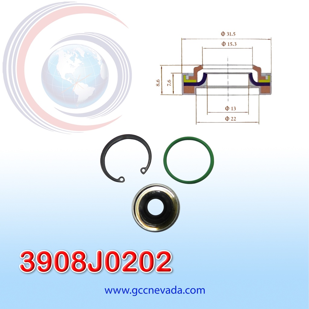 SELLO COMPRESOR GM HU6 TEFLON NEVADA ASIA