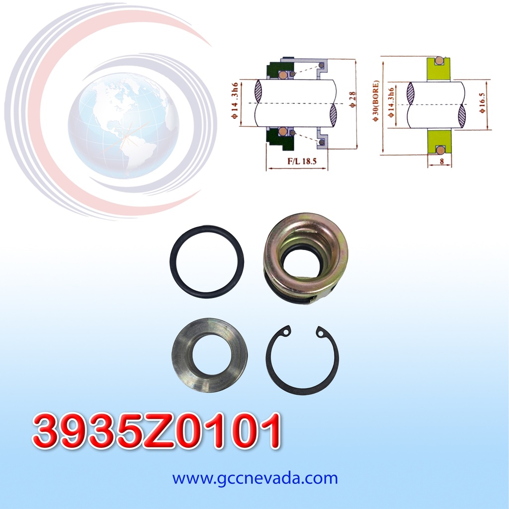 SELLO COMPRESOR NIPPOND 10P15 / 6P148 NEVADA ASIA