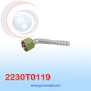 FITTING UNIVERSAL ORING # 06 (5/16") 45º T/ACERO NEVADA ASIA