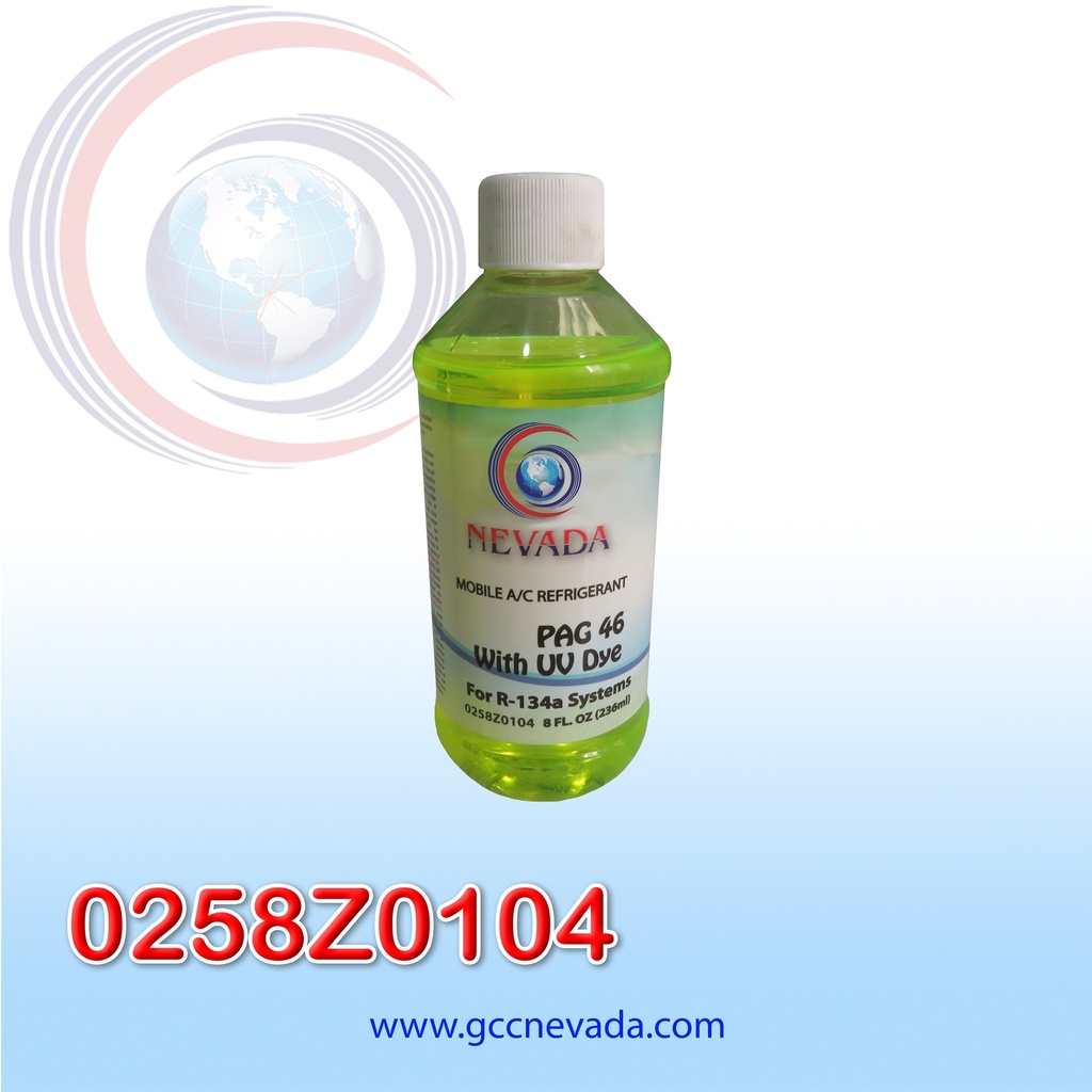 ACEITE PAG (46) U/V R-134-A (8 ONZAS) NEVADA USA