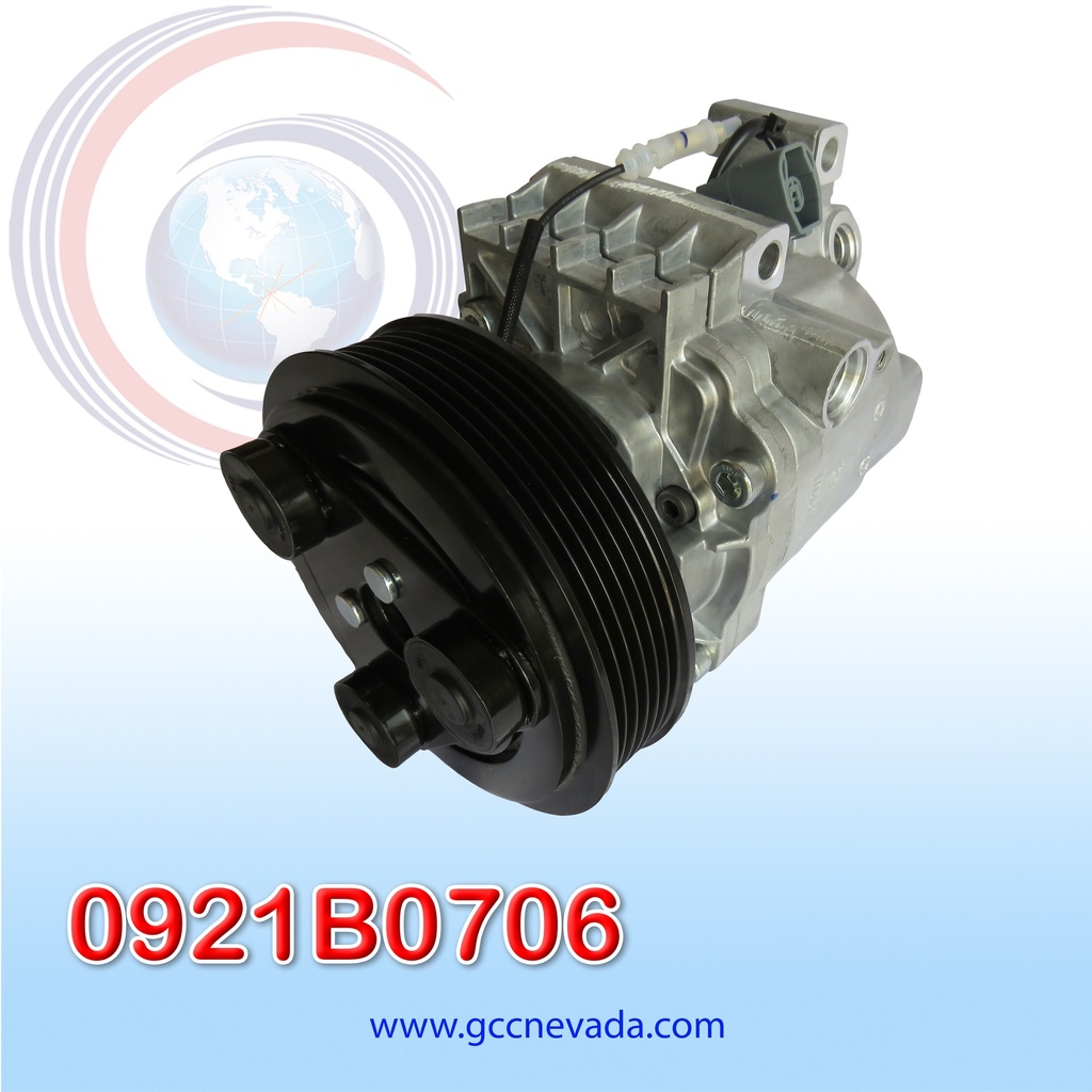 COMPRESOR MAZDA 3 AÑO 07/09 / MAZDA 6 06/07 2.3L 6PK 12V H12A1AF4DW V/ROTARY NEVADA ASIA                                