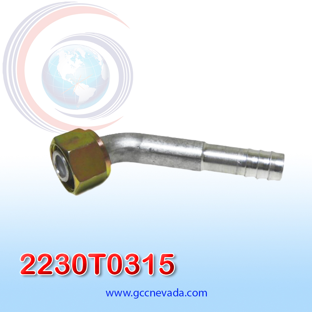 FITTING UNIVERSAL ORING # 10  (1/2") 45º T/ACERO NAC