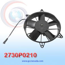 ELECTRO VENTILADOR UNIVERSAL 10" L ASPA RECTA 160 WATT 12V SPAL ITALIA