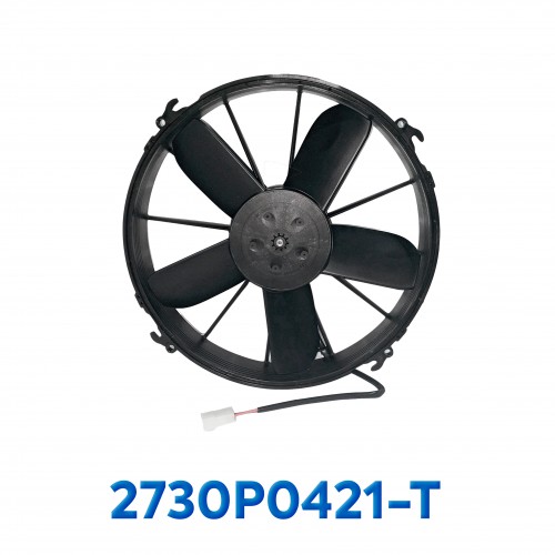 ELECTRO VENTILADOR UNIV 12" L ASPA RECTA 90 WATT 12V SPAL ITALIA