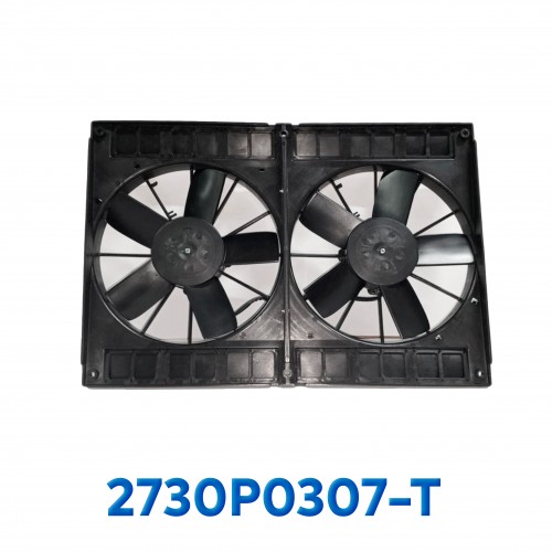 ELECTRO VENTILADOR 11” DOBLE L ASPA RECTA 160 WATT 12V SPAL ITALIA