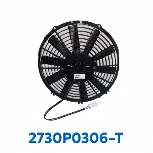 ELECTRO VENTILADOR UNIV 11" L ASPA RECTA 90 WATT 24V SPAL ITALIA