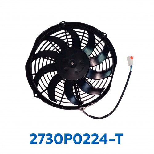 ELECTRO VENTILADOR UNIV 10" S ASPA HELICOIDAL 90 WATT 12V SPAL ITALIA