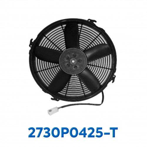 ELECTRO VENTILADOR UNIV 12" L 5 ASPA 180 WATT 24V SPAL ITALIA