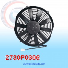 ELECTRO VENTILADOR UNIV 11" L ASPA RECTA 90 WATT 24V SPAL ITALIA