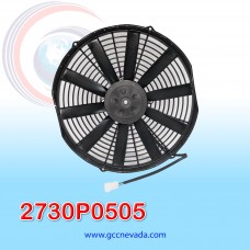 ELECTRO VENTILADOR UNIV 13" L ASPA RECTA 90 WATT 12V SPAL ITALIA