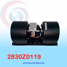 BLOWER MOTOR UNIV 2 EJES 12V C/RESISTENCIA CCW GIRO IZQUIERDO SPAL ITALIA