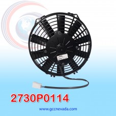 ELECTRO VENTILADOR UNIV 09" ASPA RECTA 90 WATT 12V SPAL ITALIA