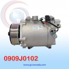 COMPRESOR HONDA CR-V AÑO 16/19 / CIVIC 2.4L / ACURA / RDX 12/16 / ILX 16/18 R-134-A T/P 7PK 110MM 12V TRSE09 NEVADA ASIA