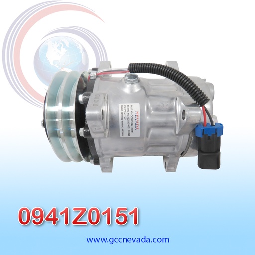 [0941Z0151] COMPRESOR 709 SD7H15 2A 132MM 12V NEVADA ASIA