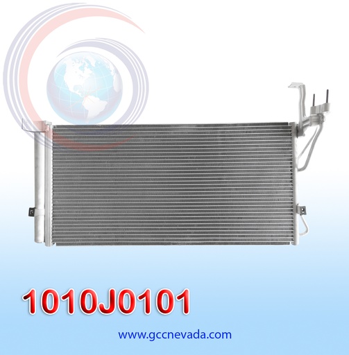 [1010J0101] CONDENSADOR HYUNDAI SANTA FE AÑO 01/06 R-134-A C/FILTRO 13.5X28X20 NEVADA ASIA