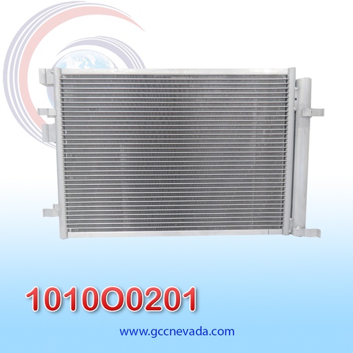 [1010O0201] CONDENSADOR HYUNDAI I20 AÑO 08/12 1.2L / 1.4L / 1.6L R-134-A C/FILTRO 15X21X20 NEVADA ASIA