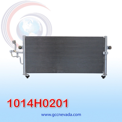 [1014H0201] CONDENSADOR MITSUBISHI SIGNO 1.3 LTS AÑO 98/04 / LANCER 1.6 LTS 97/99 / MIRAGE 97/02 S/FILTRO NEVADA ASIA