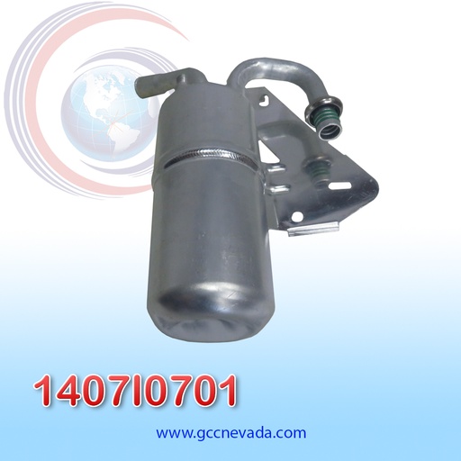 [1407I0701] DESHIDRATADOR FORD FIESTA POWER / MOVE / MAX AÑO 03/14 R-134-A NEVADA ASIA