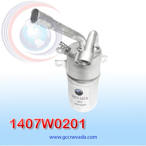 [1407W0201] DESHIDRATADOR FORD FOCUS AÑO 00/07 C/RAPIDA R-134-A NEVADA ASIA