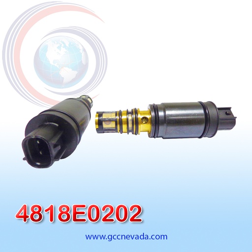 [4818E 0202] VALVULA DE C/ELECT TOYOTA CAMRY / HIGHLANDER / DENSO 5SE09C / 5SE12C / 6SEU16 99MM NEVADA ASIA