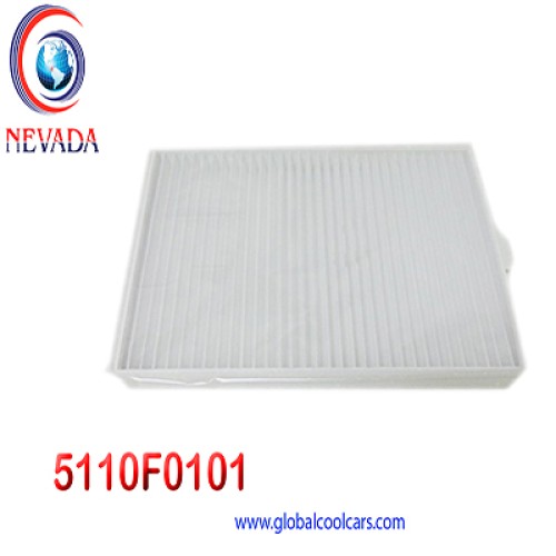 [5110F0101] FILTRO DE CABINA HYUNDAI ACCENT AÑO 00/02 PINHOLE PAPER NEVADA IMP