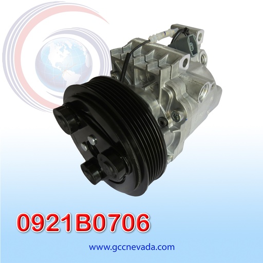 [0921B0706] COMPRESOR MAZDA 3 AÑO 07/09 / MAZDA 6 06/07 2.3L 6PK 12V H12A1AF4DW V/ROTARY NEVADA ASIA                                