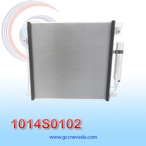 [1014S0102] CONDENSADOR MITSUBISHI L200 AÑO 16/20 R-134-A C/FILTRO 53X50X1.2CM NEVADA ASIA