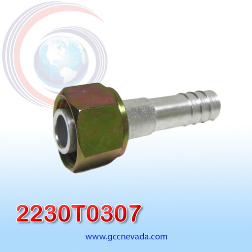 [2230T0307] FITTING UNIVERSAL ORING # 10 (1/2") RECTO T/ACERO NEVADA ASIA                                                           