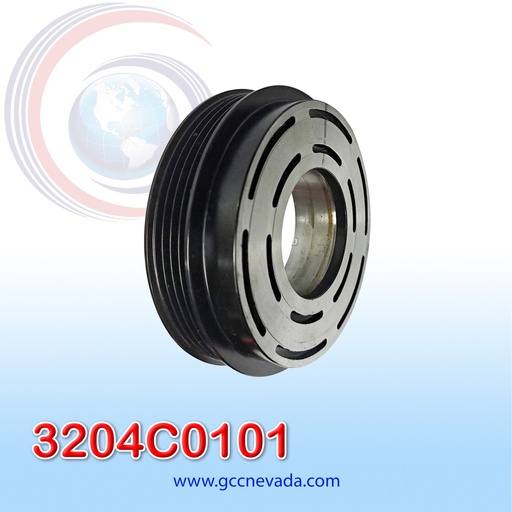 [3204C0101] POLEA P/CLUTCH  DAEWOO MATIZ AÑO 00/02 4PK SIN ROLINERA  DELPHI COREA