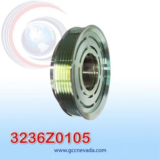 [3236Z0105] POLEA DE CLUTCH 505 5PK SIN ROLINERA SANDEN SINGAPUR                                                                    