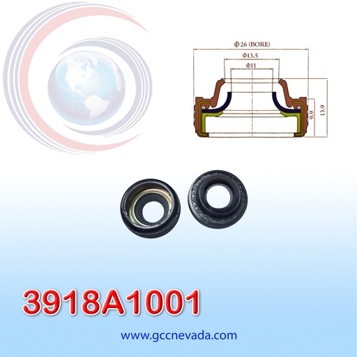 [3918A1001] SELLO COMPRESOR TOYOTA COROLLA 10S11-10S13-10S15 HILUX /10S17-10S20 HONDA / GRAND CHEROKEE 06/08 / DODGE RAM 05/09 NEVAA