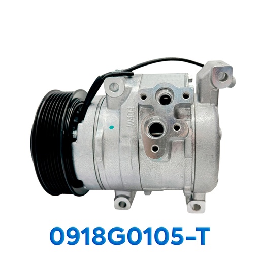 [0918G0105-T] COMPRESOR TOYOTA HILUX VIGO AÑO 07/11 / FORTUNER / PRADO 07/09 / RAV4 01/05 / SCION 05/10 R-134-A GASOLINA T/P 7PK 125MM 12V 10S15C ASIA