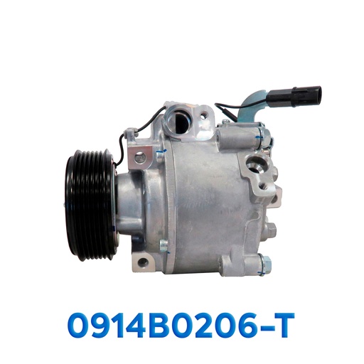 [0914B0206-T] COMPRESOR SELTEC STD TM-16 R-134-A T/P TOMA HORIZONTAL C/O-RING 8PK 12V VALEO JAPON