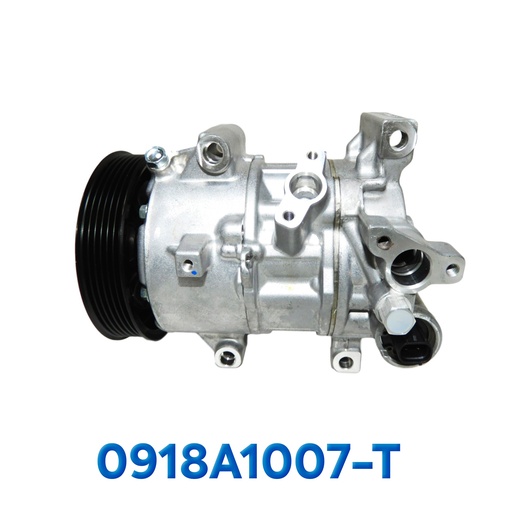 [0918A1007-T] COMPRESOR TOYOTA COROLLA AÑO 14/20 R-134-A T/P 6PK 12V 6SES14C ASIA