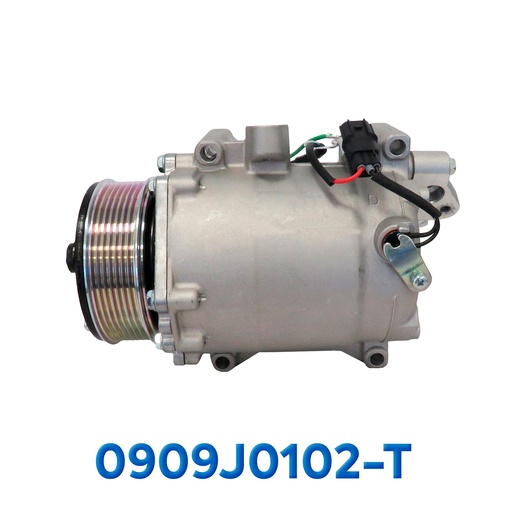 [0909J0102-T] COMPRESOR HONDA CR-V AÑO 16/19 / CIVIC 2.4L / ACURA / RDX 12/16 / ILX 16/18 R-134-A T/P 7PK 110MM 12V TRSE09 ASIA
