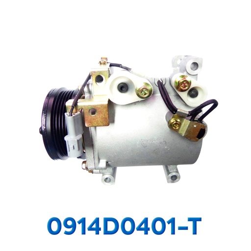 [0914D0401-T] COMPRESOR MITSUBISHI ECLIPSE AÑO 2000 / LANCER 00/06 R-134-A T/P SCROLL 5PK 12V MSC90C ASIA