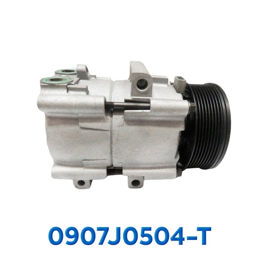 [0907J0504-T] COMPRESOR FORD FORTALEZA FS-10 AÑO 98/00 R-134-A T/P 8PK ASIA