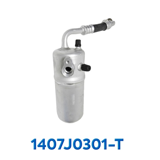 [1407J0301-T] DESHIDRATADOR FORD FORTALEZA AÑO 97/08 / EXPEDITION / F-150 / F-250 / LOBO 98/02 C/BLOCK ASIA