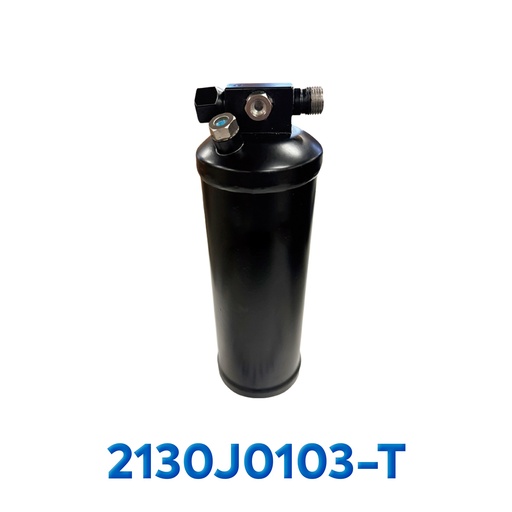[2130J0103-T] FILTRO SECADOR KENWORTH HD/AG T800 / C500 AÑO 88/13 / T300 2000 T400 10/11 / T660 08/13 / W900 03/13 R-134-A HEMBRA/MACHO ASIA