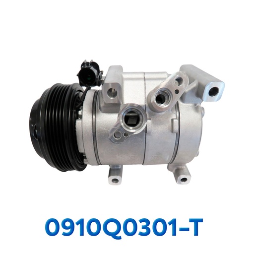 [0910Q0301-T] COMPRESOR HYUNDAI GRAND I10 ILLUSION AÑO 15/18 5PK 12V ASIA
