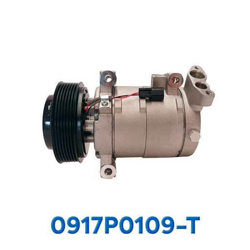 [0917P0109-T] COMPRESOR RENAULT LOGAN / DUSTER / SANDERO AÑO 15/19 DE PISTON R-134-A T/P 7PK 121MM 12V CR12S ASIA
