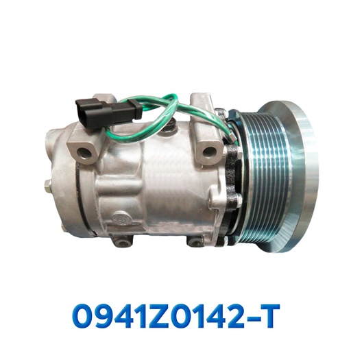 [0941Z0142-T] COMPRESOR 709 SD7H15 TOMA VERTICAL MUFFLER R-134-A T/P 8PK 153MM 24V ASIA