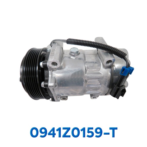[0941Z0159-T] COMPRESOR 709 SD7H15 4085/4494/4757/4891 TOMA HORIZONTAL MUFFLER PAD WV R-134-A T/P 6PK 132MM 12V ASIA