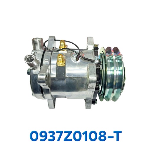 [0937Z0108-T] COMPRESOR 507 STD R-134-A 8 OREJAS TOMA VERTICAL O-RING 2A 125MM 12V ASIA