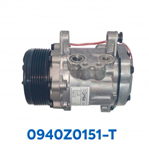 [0940Z0151-T] COMPRESOR 706 SD7B10 7172 MUFFLER R-134-A 4 OREJAS 6PK 12V ASIA