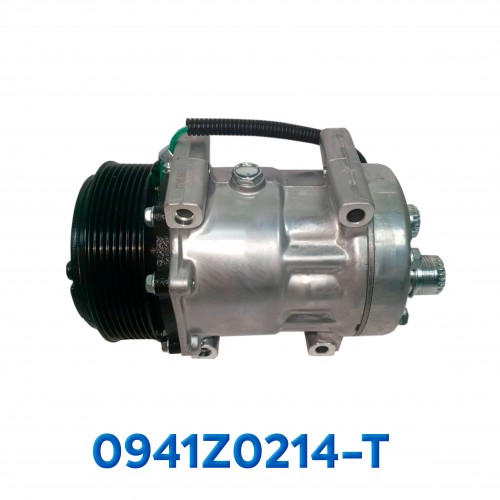 [0941Z0214-T] COMPRESOR 709 CATERPILLAR/ JOHN DEERE / CASE 8PK 119MM 24V ASIA