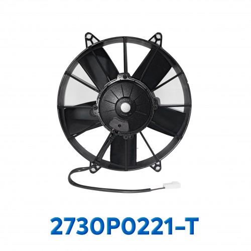 [2730P0221-T] ELECTRO VENTILADOR UNIV 10" L ASPA RECTA 160 WATT 24V SPAL ITALIA