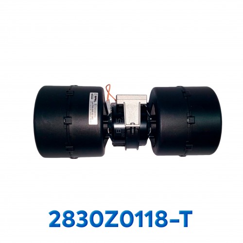 [2830Z0118-T] BLOWER MOTOR UNIV (RA4VCV) 2 EJES 24V C/CARACOL / RESISTENCIA CCW GIRO IZQUIERDO SPAL ITALIA